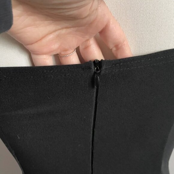 Vintage Linda Lundstrom Black Tube Maxi Mermaid Dress - Medium, Stretchy! 🇨🇦 - Picture 8 of 10